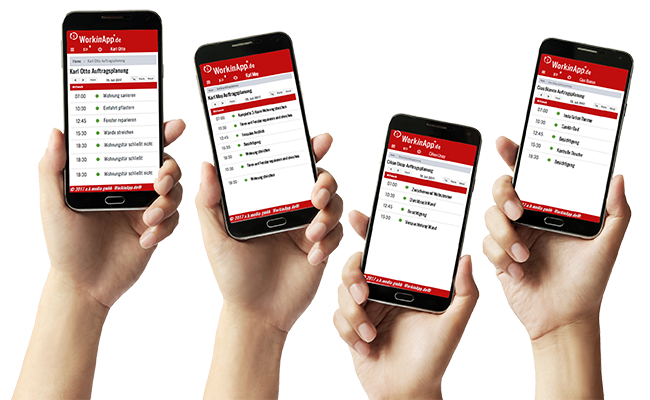 Handwerkersoftware mit Zeiterfasssung als Best Practice unter der Software für Handwerker